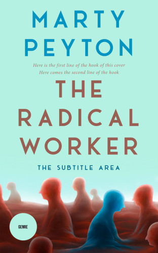 3D mockup of Mint Tulip #21554 - Premade Abstract Book Cover