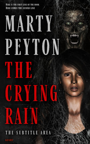 3D mockup of Contessa #21622 - Premade Horror Book Cover