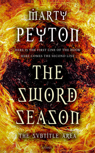 3D mockup of Fiery Orange #21642 - Premade Fantasy Book Cover | BookCoverZone