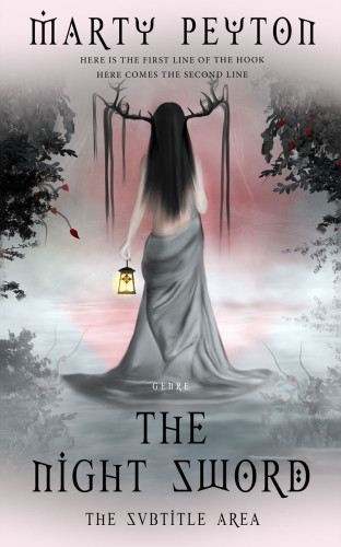 3D mockup of Pink Swan #21652 - Premade Fantasy Book Cover