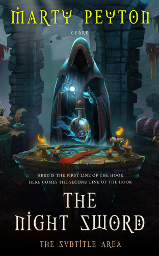 3D mockup of Bunker #21655 - Premade Fantasy Book Cover