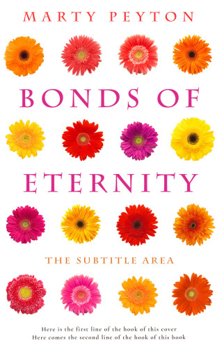 3D mockup of Peach Yellow #21727 - Premade Literary Fiction Book Cover