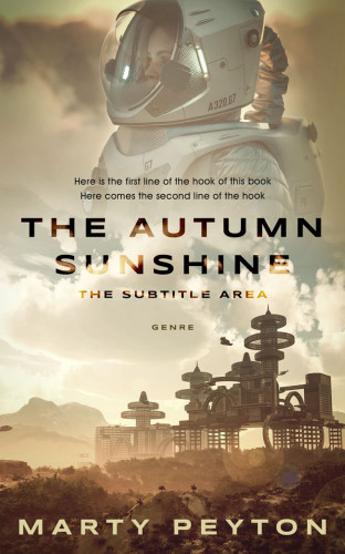 3D mockup of Hillary #21781 - Premade Science Fiction Book Cover