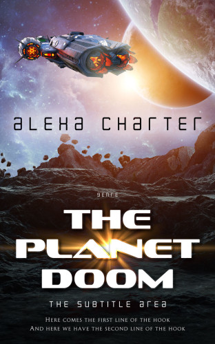 3D mockup of Wafer #21958 - Premade Science Fiction Book Cover