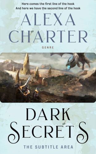 3D mockup of Geyser #22039 - Premade Fantasy Book Cover