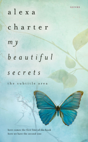 3D mockup of Edgewater #22081 - Premade Abstract Book Cover