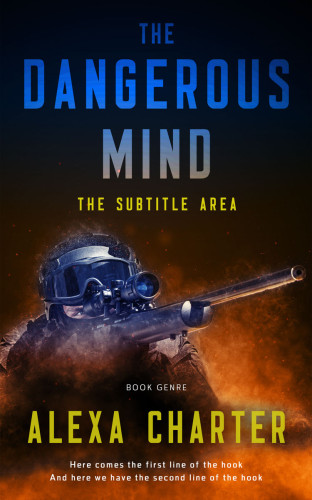 3D mockup of Cocoa Brown #22129 - Premade Action & Adventure Book Cover