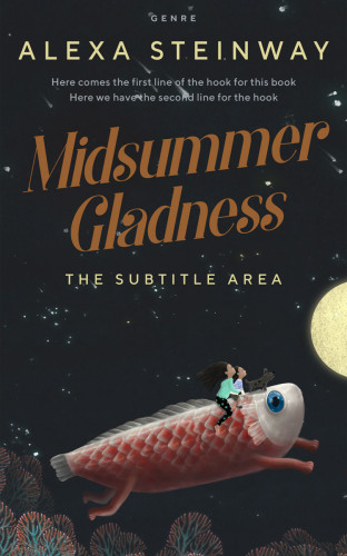 3D mockup of Shark #22250 - Premade Surreal Book Cover