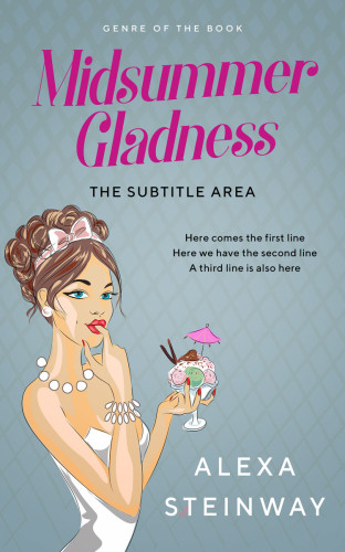 3D mockup of Gull Gray #22257 - Premade Erotica Book Cover