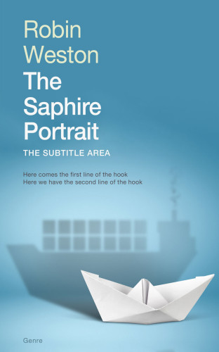 3D mockup of Hippie Blue #22423 - Premade Business Book Cover