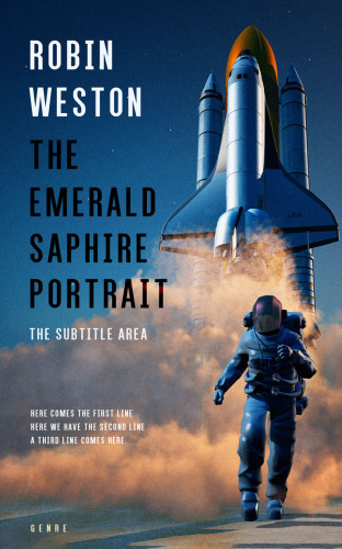 3D mockup of San Juan #22507 - Premade Science Fiction Book Cover