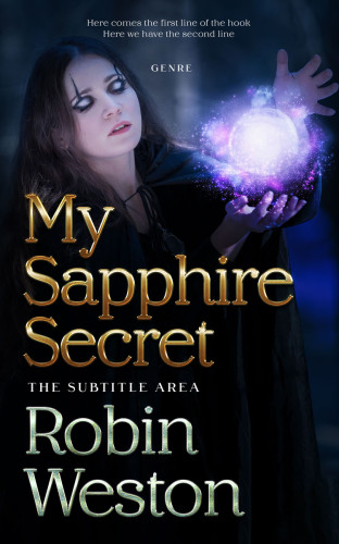 3D mockup of Pink Swan #22627 - Premade Fantasy Book Cover