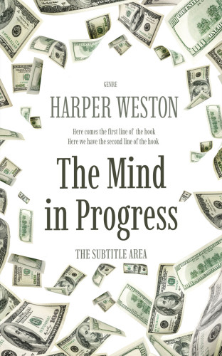 3D mockup of Moon Mist #22806 - Premade Business Book Cover