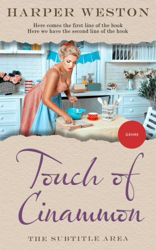 3D mockup of Swirl #22892 - Premade Chick Lit Book Cover