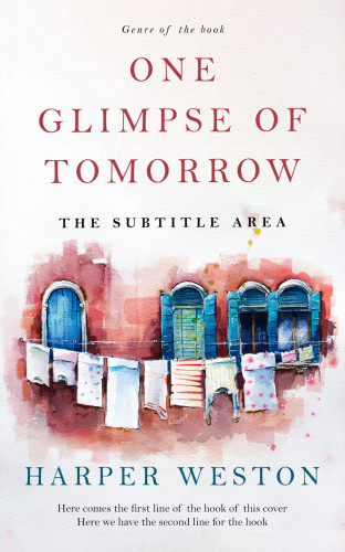 3D mockup of Ebb #22949 - Premade Abstract Book Cover