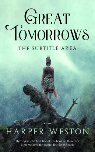 3D mockup of Fringy Flower #22964 - Premade Historical Book Cover