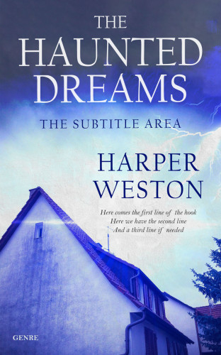 3D mockup of Chambray #22973 - Premade Horror Book Cover