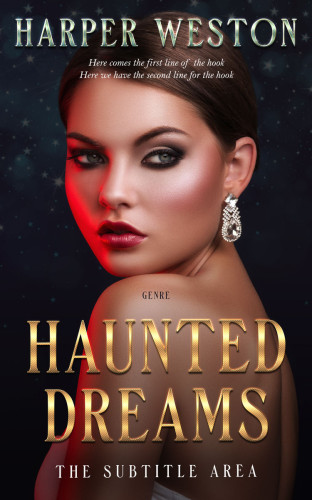 3D mockup of Antique Brass #22990 - Premade Royal Romance Book Cover