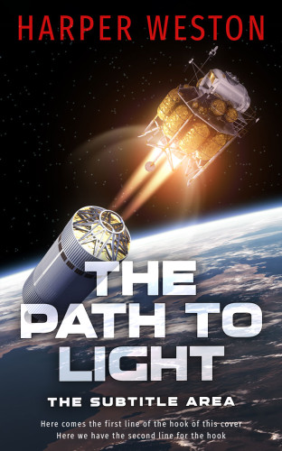 3D mockup of Clam Shell #23014 - Premade Science Fiction Book Cover