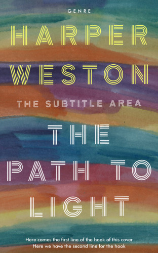 3D mockup of Sandstone #23040 - Premade Abstract Book Cover