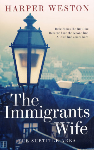 3D mockup of White Rock #23094 - Premade Historical Book Cover