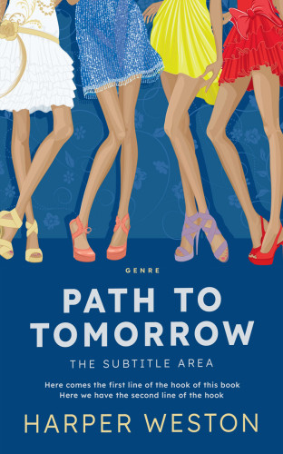 3D mockup of Tan #23180 - Premade Chick Lit Book Cover