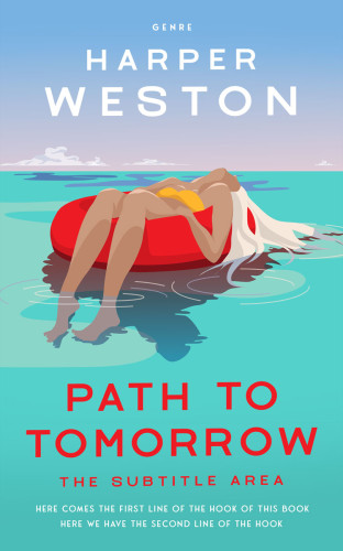 3D mockup of Fountain Blue #23187 - Premade Travel Book Cover | BookCoverZone