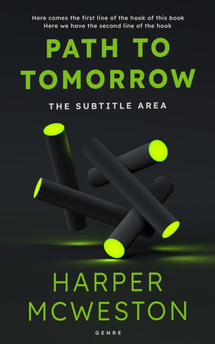 3D mockup of Shark #23190 - Premade Abstract Book Cover