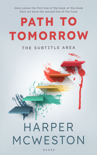 3D mockup of Geyser #23191 - Premade Abstract Book Cover | BookCoverZone