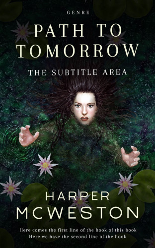 3D mockup of Racing Green #23197 - Premade Literary Fiction Book Cover