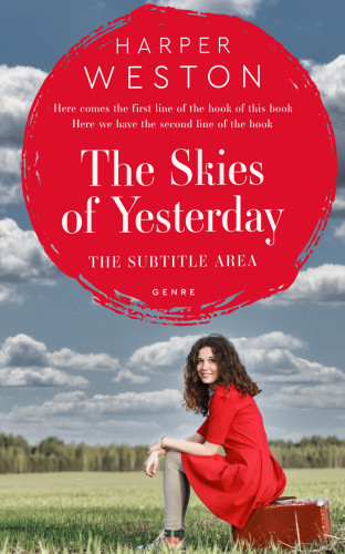 3D mockup of Crimson #23255 - Premade Literary Fiction Book Cover