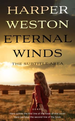 3D mockup of Metallic Bronze #23334 - Premade Romance Book Cover