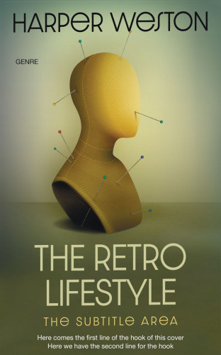 3D mockup of Go Ben #23340 - Premade Abstract Book Cover