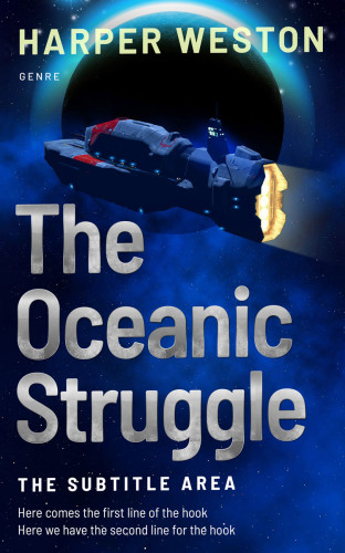 3D mockup of Mist Gray #23373 - Premade Science Fiction Book Cover