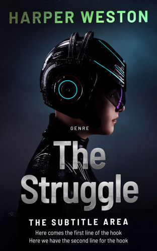 3D mockup of Bunker #23377 - Premade Science Fiction Book Cover