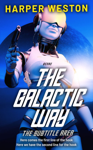 3D mockup of Swiss Coffee #23382 - Premade Science Fiction Book Cover