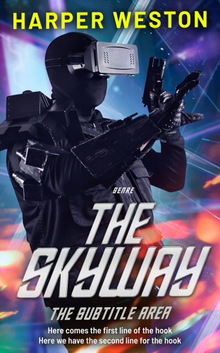 3D mockup of Clam Shell #23384 - Premade Science Fiction Book Cover