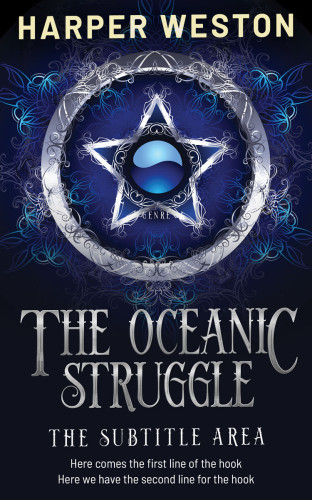 3D mockup of Ebony #23389 - Premade Fantasy Book Cover