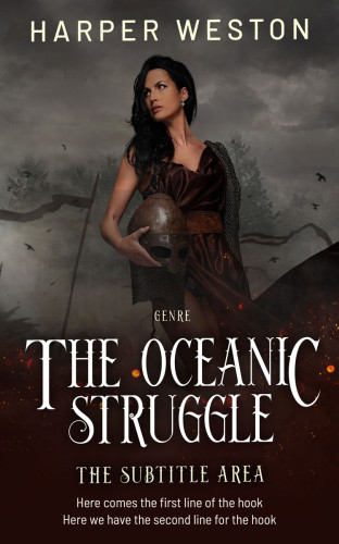 3D mockup of Cocoa Brown #23390 - Premade Historical Book Cover