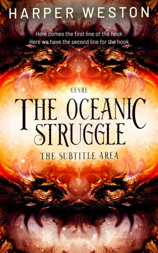 3D mockup of Asphalt #23393 - Premade Fantasy Book Cover