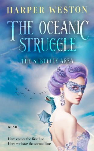 3D mockup of Ship Cove #23401 - Premade Fantasy Book Cover