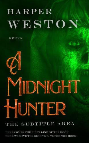 3D mockup of Pine Tree #23428 - Premade Horror Book Cover