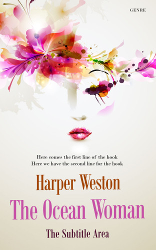 3D mockup of Pearl Bush #23497 - Premade Abstract Book Cover