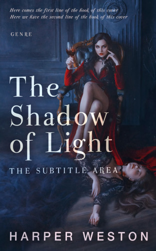 3D mockup of Ebony Clay #23711 - Premade Horror Book Cover