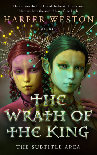 3D mockup of Oil #23865 - Premade Fantasy Book Cover