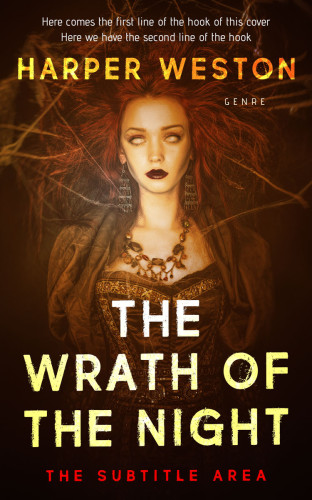 3D mockup of Wood Bark #23889 - Premade Horror Book Cover