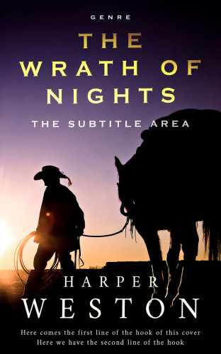 3D mockup of Cinder #23931 - Premade Western Book Cover