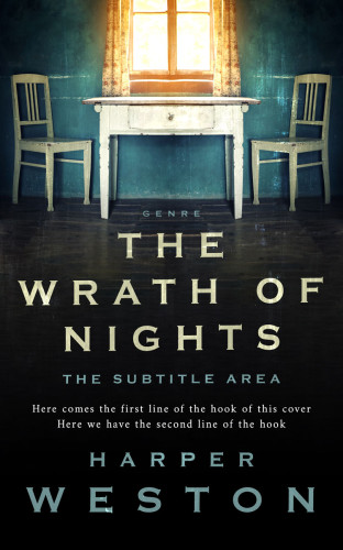 3D mockup of Bunker #23936 - Premade Literary Fiction Book Cover