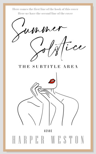 3D mockup of Sisal #24002 - Premade Abstract Book Cover