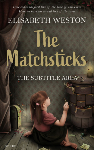 3D mockup of Taupe #24016 - Premade Surreal Book Cover